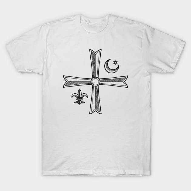 Knights Of Lazarus Discovery Of Witches T-Shirt by OccultOmaStore